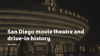 San Diego movie theatre and driveins history 19901999 [upl. by Llennehc]