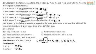 Coded Inequalities Reasoning Tricks  Reasoning Ability  Additional Example  7  TalentSprint [upl. by Richman]