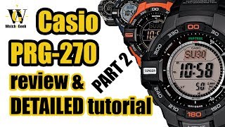 Casio PRG 270  module 3415  review and a detailed tutorial on how to setup and use all functions [upl. by Amero]