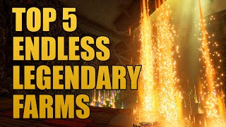 Borderlands 3  Top 5 Endless Legendary Farming Spots  Fastest Legendary Farms No SaveQuit [upl. by Eeliah]