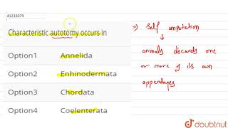 Characteristic autotomy occurs in [upl. by Constantin98]