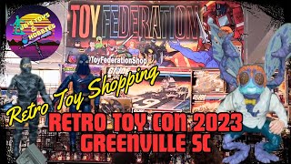 RetroToy Con 2023 Greenville SC Hosted by Toy Federation Toy Hunting and meeting Pixel Dan [upl. by Oryaj]