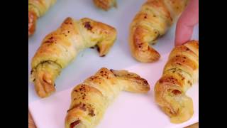 Recette Demotivateur Food Croissants salés au Jambon de Bayonne et au Chabichou du Poitou [upl. by Cleodal228]