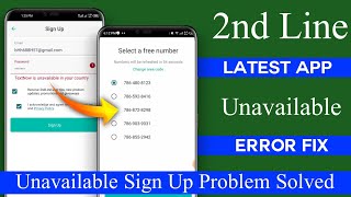 textnow is unavailable in your country 2nd linetextnow signup problem Fix  2nd line signup trick [upl. by Fidelio593]