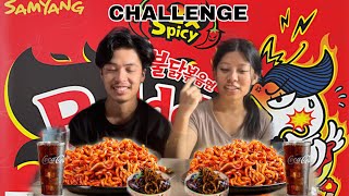 2x spicy 🌶️ noodles challenge 🥵last piro 🥵🥵 [upl. by Edy772]