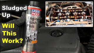 Before and After Engine Flush with Liqui Moly Engine Flush Plus  Engine Sludge Build Up Removal [upl. by Mcgee]