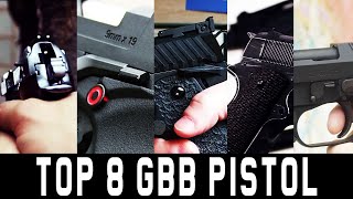 TOP 8 MARCAS DE PISTOLAS GBB  WARSOFT BRASIL [upl. by Anailuj]