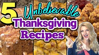 5 Unbelievable THANKSGIVING DINNER RECIPES You Dont Want To Miss  ULTIMATE HOLIDAY RECIPES [upl. by Allegna628]