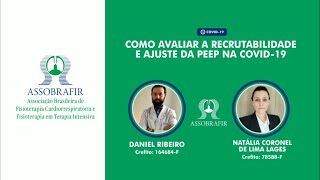 Como avaliar a recrutabilidade e ajuste da PEEP na COVID19 LIVE [upl. by Delisle]