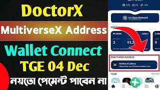 Doctor x Wallet Connect Process Step by Step [upl. by Nillor14]