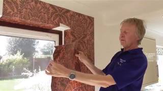 How to Hang Wallpaper Around Windows and Doors the Professional Way [upl. by Hara]