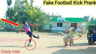 fake football kick prank  dr prank  Football Kick Prank Razu prank tv 2022 [upl. by Leban]