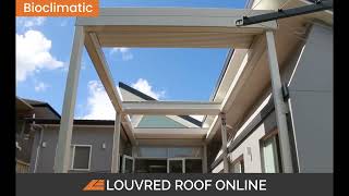 Australian Made Bioclimatic Louvred Roof  Louvred Roof Online [upl. by Buttaro]