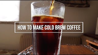 How to make cold brew coffeeand what ratios you can use [upl. by Isnan]