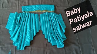 34 Year Baby Patiyala Salwar Cutting And StitchingAiza creations [upl. by Fornof874]