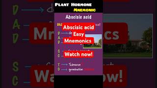 Plant growth and developmentabscisic acid mnemonics neet2025 biology neettamil tricks [upl. by Anerbes]