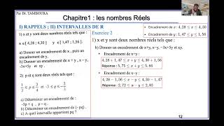 Exercices de Mathématiques Niveau 3e Chapitre 1  les nombres Réels Partie2 Encadrement [upl. by Chessa376]