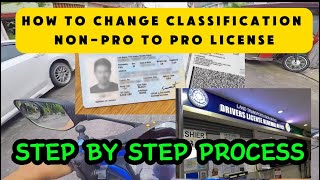 Change Classification NonPro to Pro  Step by Step Process Updated 2024 [upl. by Goldner]