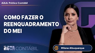 COMO FAZER O REENQUADRAMENTO DO MEI APRENDA NA PRÁTICA  2024 [upl. by Jareb787]