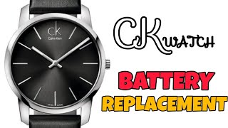 Replace The Battery Calvin Klein Watch K2G211 [upl. by Nataniel88]