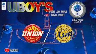 NM1 PLAYOFFS  UNION TARBES LOURDES vs AVIGNON LE PONTET Match en Direct [upl. by Aihselat]