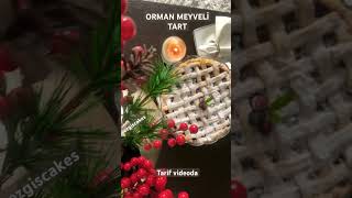 ORMAN MEYVELİ TART 🫐🍓 shorts recipe easyrecipe [upl. by Eusebio]