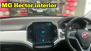 2019 MG Hector SUV interior  MG Hector SUV  MG Motor Indias First Car  ismart voice assistant [upl. by Neoma312]