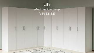 Vivense Vitrin II Lİfe Modüler Gardırop [upl. by Annalise]