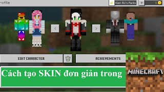 Cách tạo skin Minecraft miễn phí mới nhất [upl. by Dadelos113]