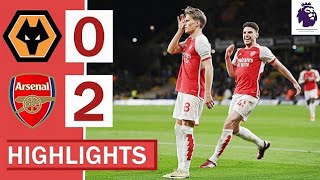 Wolves vs Arsenal 02  All Goals amp Extended Highlights  Premier League 2024 [upl. by Cinemod490]