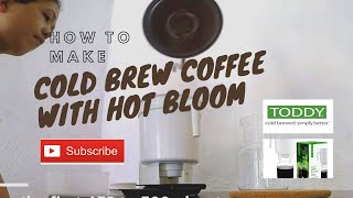 Making Cold Brew Coffee with Hot Bloom [upl. by Anec]