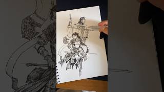 Rellana and Rennala Elden Ring Fanart drawing process eldenring fromsoftware drawing [upl. by Thorstein]