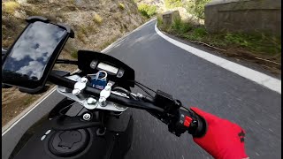 APRILIA SX 125 2023 FIGHTING A MOUNTAIN  4K 60 FPS  RAW  NO WIND NOISE  STOCK EXHAUST [upl. by Yerac679]