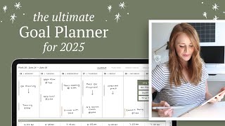 The Ultimate Digital Planner for 2025  set big goals for your year and boost your productivity [upl. by Anatolio979]