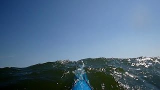 quotRoguequot Wave on the way to Thomas Point Shoal Light [upl. by Conte]