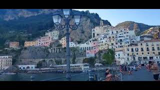 Amalfi Italy as seen from the pier [upl. by Bald]