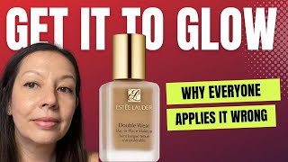 How To Apply Estée Lauder Double Wear Foundation So Its Natural Not CAKEY Updated For 2024 [upl. by Innej]