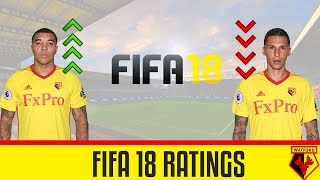 WATFORDS FIFA 18 PLAYER RATINGS [upl. by Caldwell]