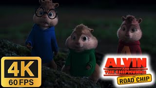 Alvin and the Chipmunks The Road Chip 2015  Spending A Night On The Tree 4K60FPS [upl. by Schnorr512]