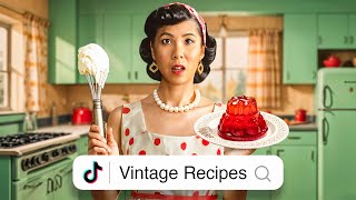 I Tested Vintage HOUSEWIFE Recipes👰 [upl. by Krystyna]