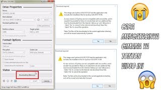 Cara mengatasi rufus ldlinuxsys Downloading amp ldlinuxbss Syslinux [upl. by Teerprug696]
