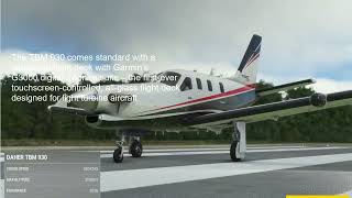 Daher TBM 930 RNAV Autopilot Approach [upl. by Harriett41]