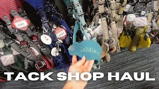 HUGE TACK SHOP HAUL  Arena XC prep [upl. by Tullusus]