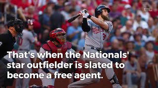 Nats Harper Not Thinking About Free Agency [upl. by Algar54]