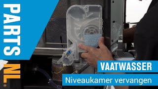 Niveaukamer vervangen van vaatwasser PartsNL uitleg [upl. by Grube]