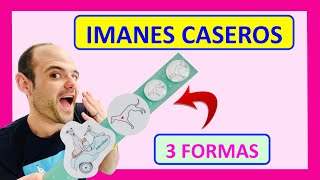 😍OYE😍Cómo hacer un IMÁN CASERO Fácil➡3 tipos de imanes caseros DIY 😱PERSONALIZADOS en casa de NEVERA [upl. by Adnilam602]