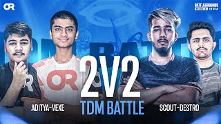 2v2 Friendly TDM adityajod2043  VexeSexy vs officialscoutop  gdrdestro Who will win🔥 [upl. by Casta]