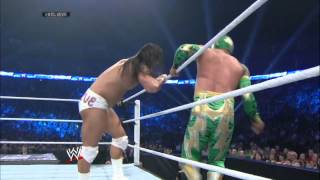 Bo Dallas debuts against Sin Cara SmackDown May 23 2014 [upl. by Jacinta]