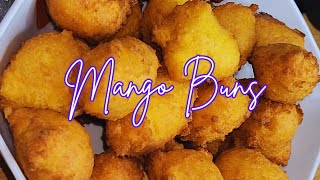 No Yeast Mango Puff Puff Buns Recipe [upl. by Hpeosj]