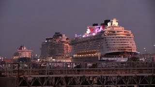 BUSY AT THE OFFICE WITH 4 CRUISE SHIPS amp QM2 SOUTHAMPTON 150924 [upl. by Purdum27]